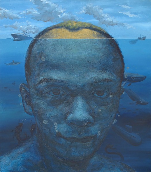 Self Portrait – Deep Blue