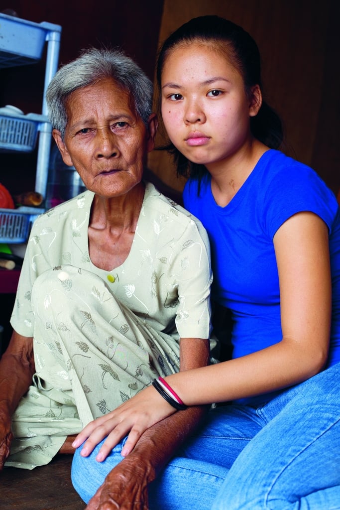 Tini and her grandmother