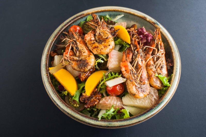 Big Jerk with shrimp