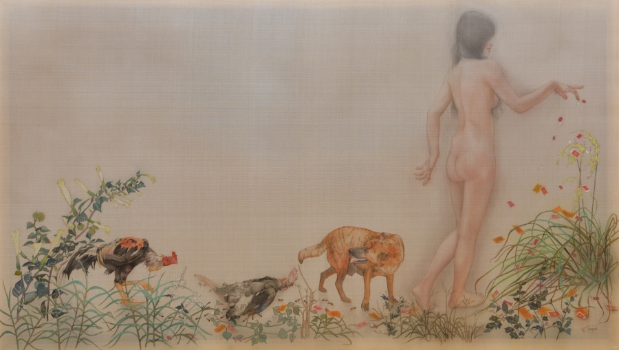 8_di-toi-coi-vinh-hang_le-thuy_-to-eternity_78x138cm_2016_silk-painting-2